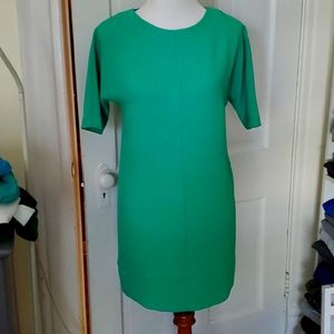 Topshop green sheath dress